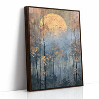 Autumn Gold Beneath the Harvest Moon