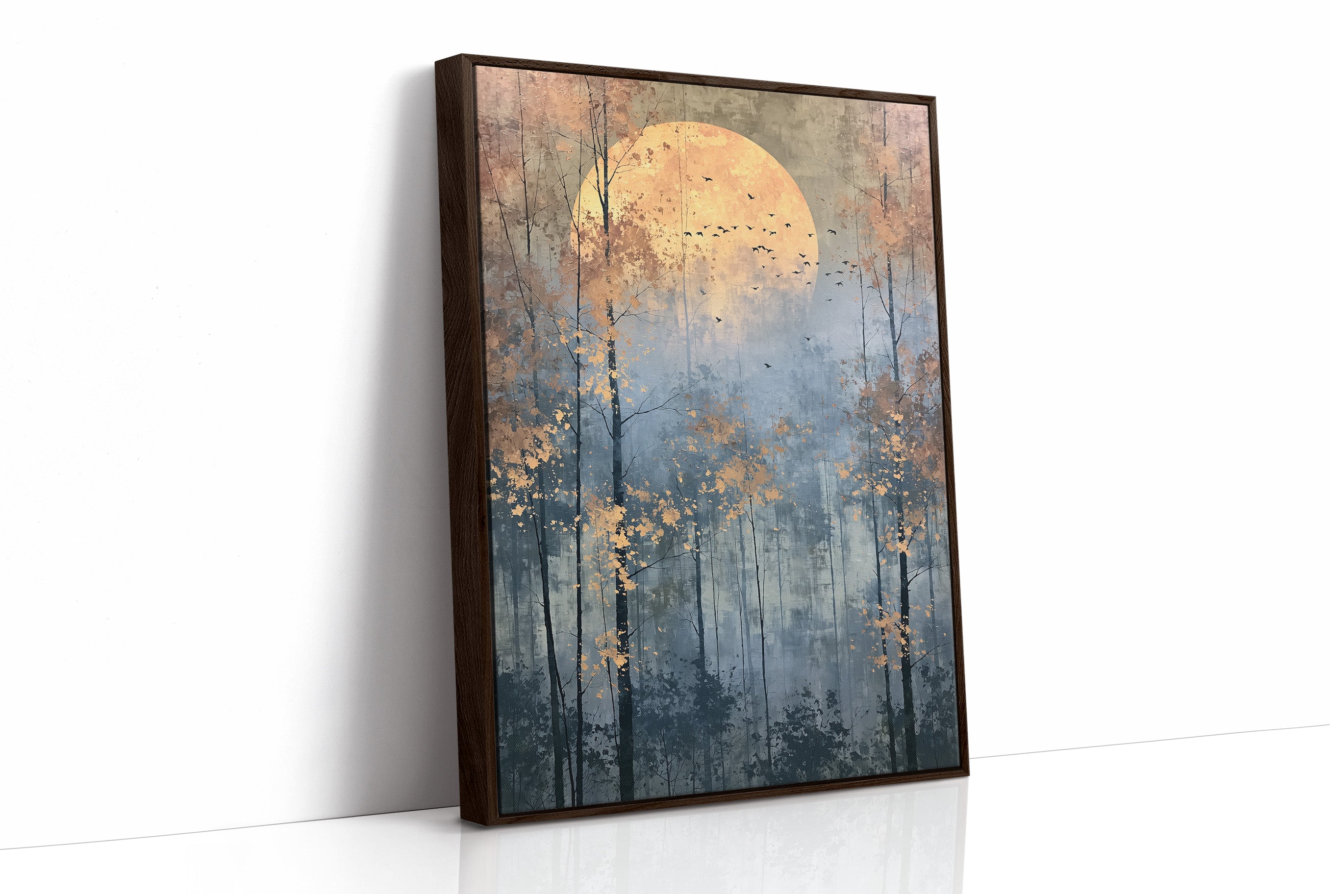Autumn Gold Beneath the Harvest Moon