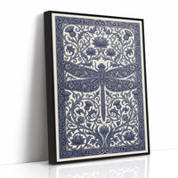 Dragonfly Lattice: Art Nouveau Pattern Study