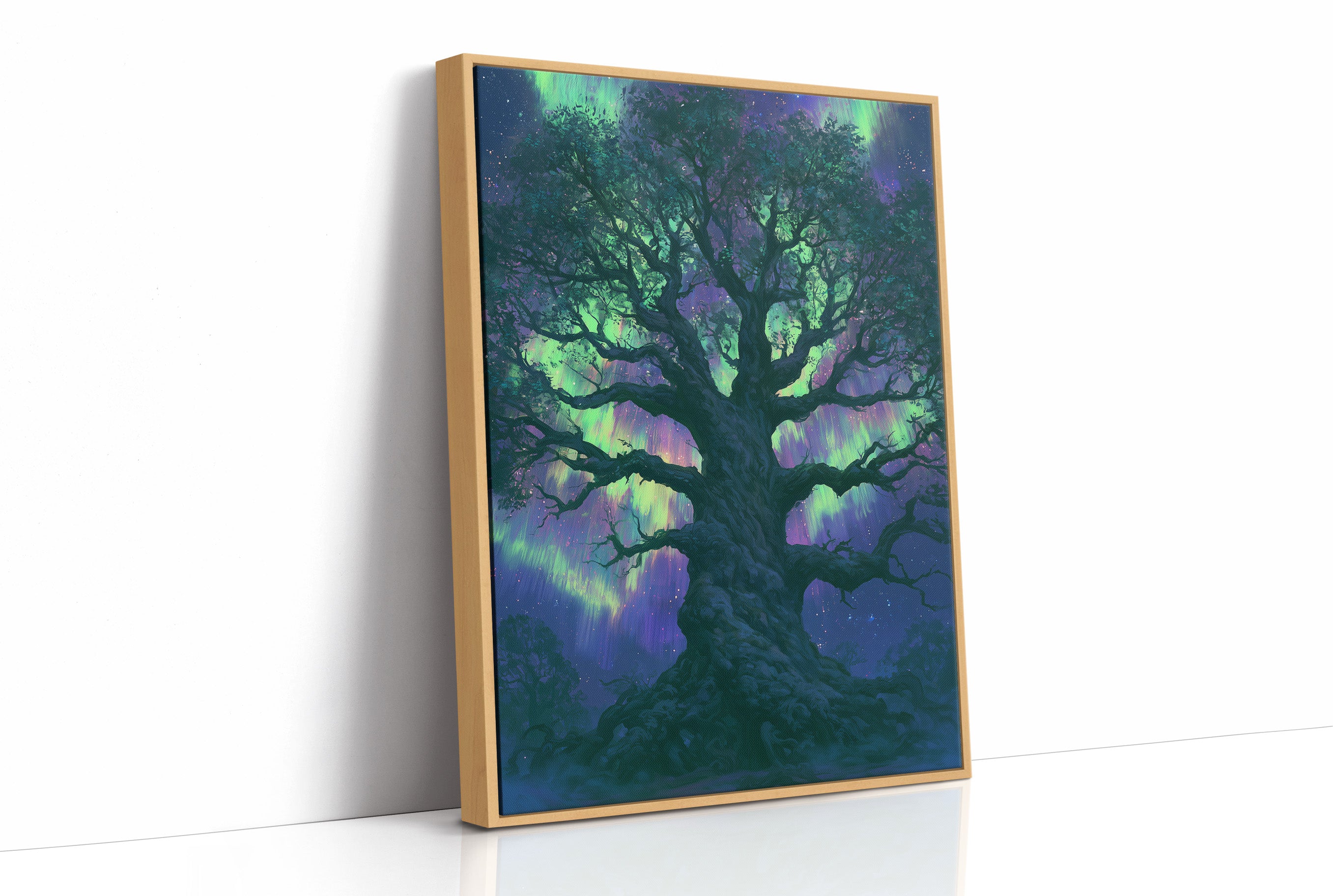 Ancient Oak, Northern Lights
