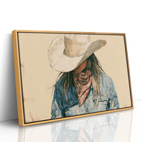 Bandana and Denim Portrait