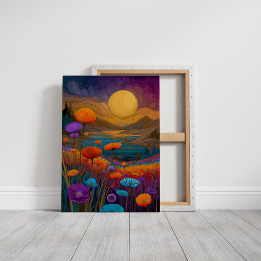 Poppies Bow To Golden Tide