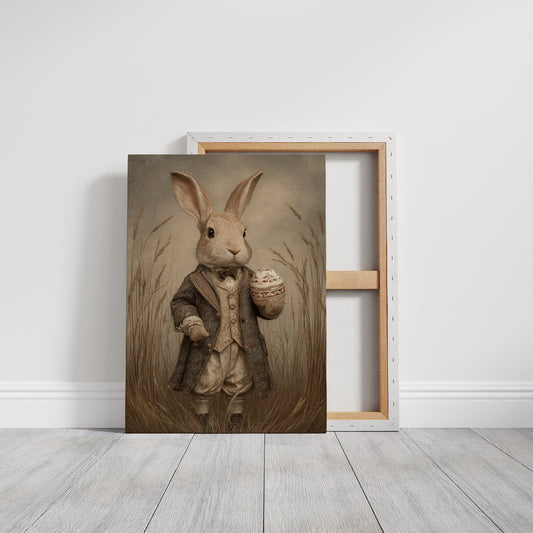 Gentleman Hare With Antique Treasure
