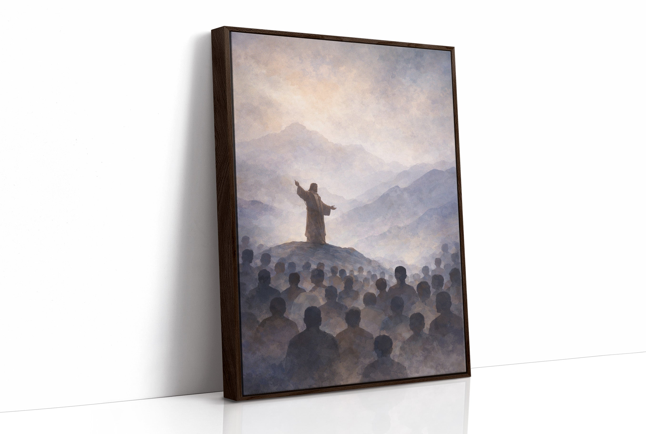 Ethereal Sermon Among Mountain Mists