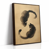 Feline Brushstrokes Share Quiet Secrets