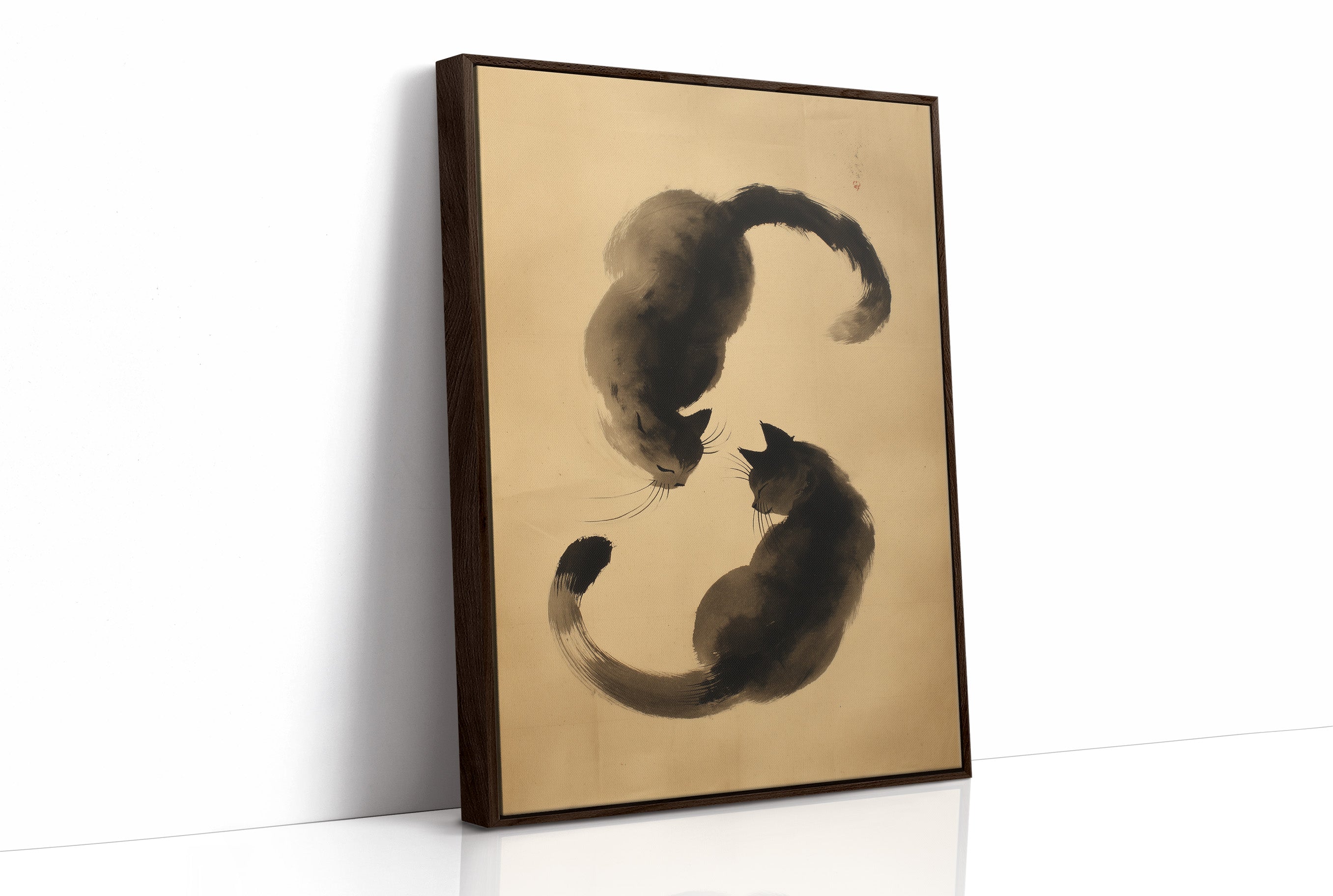 Feline Brushstrokes Share Quiet Secrets