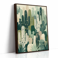 Cactus Grove: Layered Desert Silhouettes