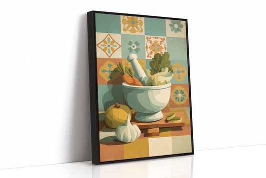 Garden Harvest In Grandmother's Bowl