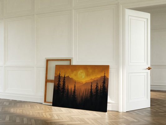 Ancient Pines Watch Golden Moon