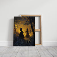 Witches Gather Under Amber Skies