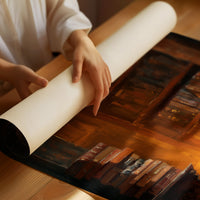 Midnight Scholar Among Dusty Tomes