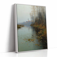 Autumn Whispers Across Misty Waters