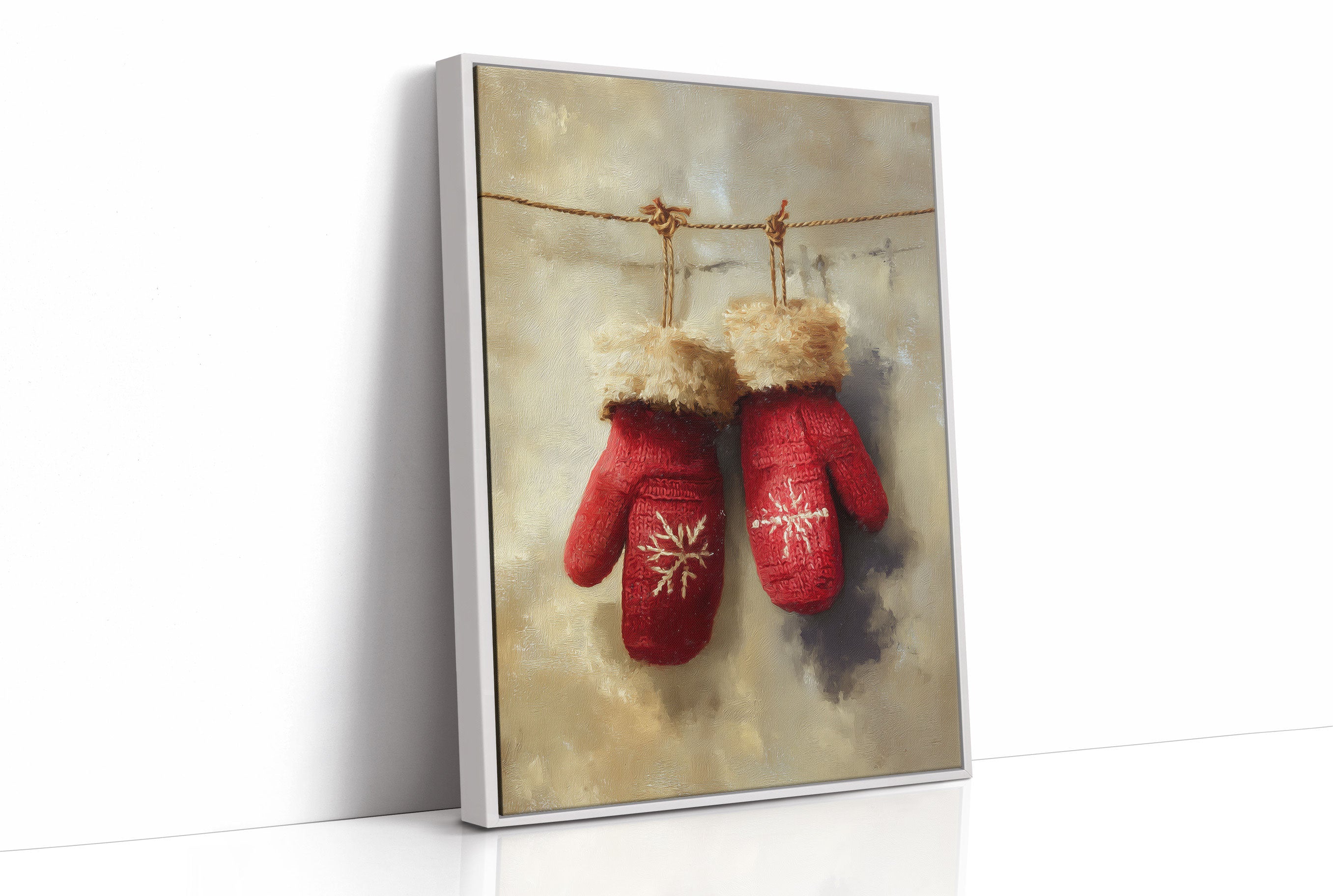 Warm Mittens Tell Winter's Tale