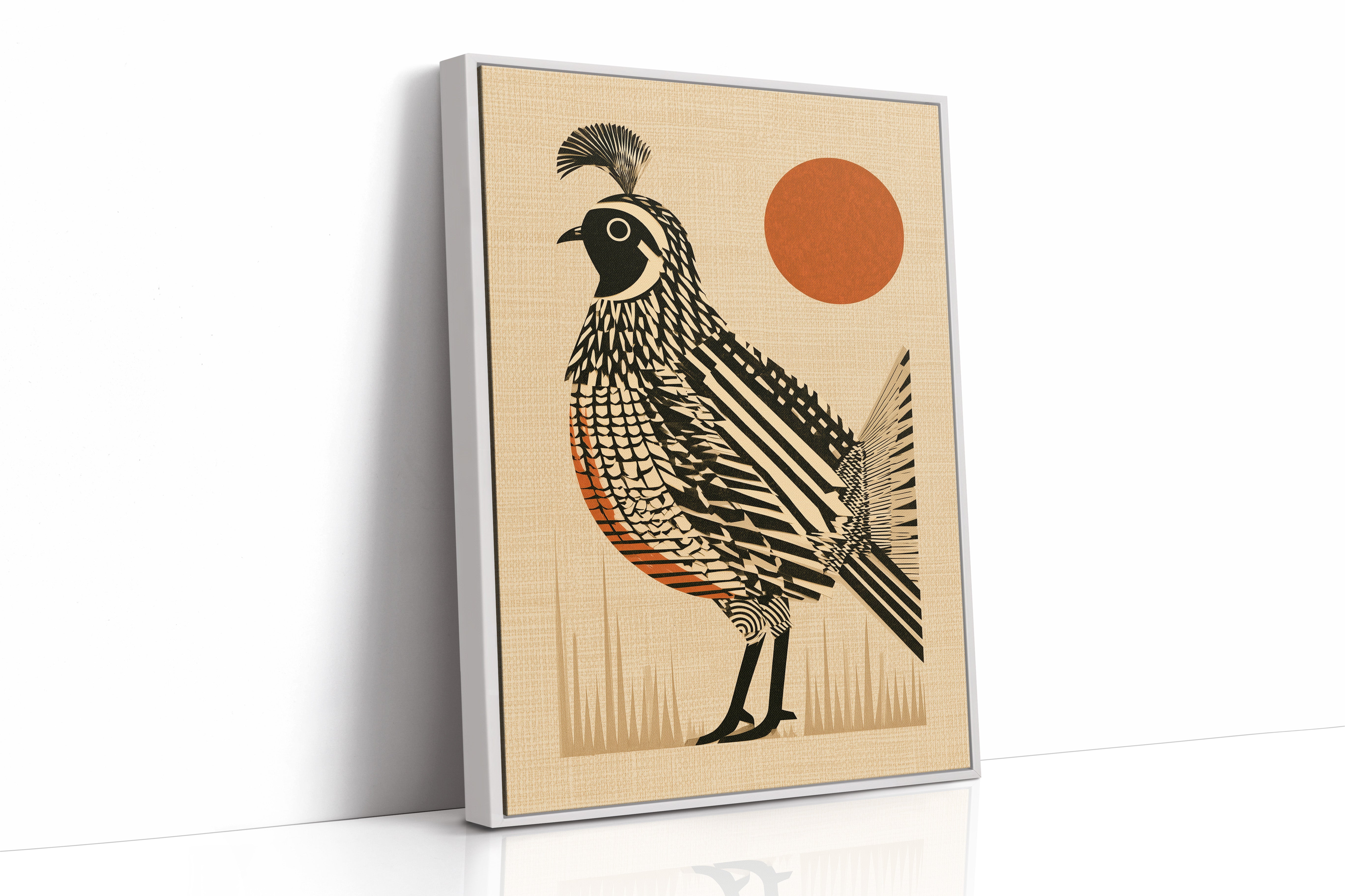 Quail Strikes A Pose