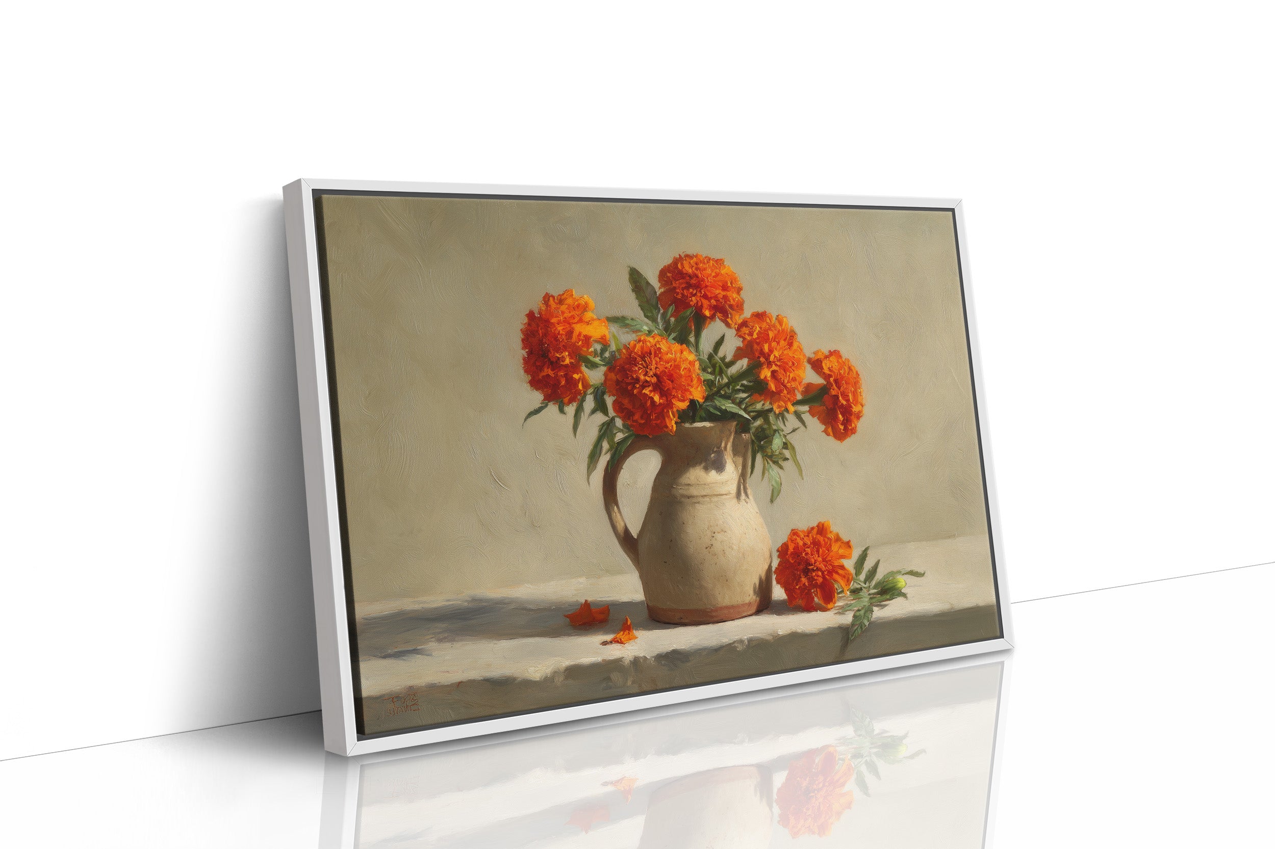 Marigolds in Quiet Light