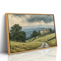 Manor House Beneath Storm Clouds