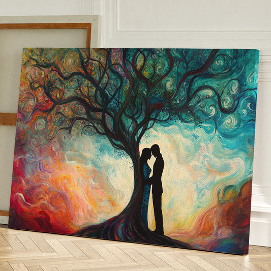 Ancient Tree Holds Love's Dance