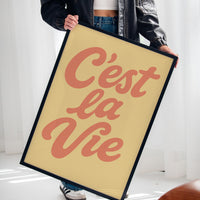 C’est La Vie Retro Wall Art