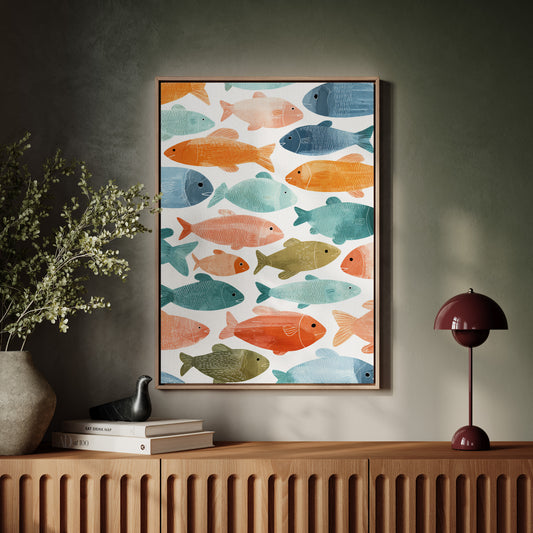 Currents of Color Beneath Waves