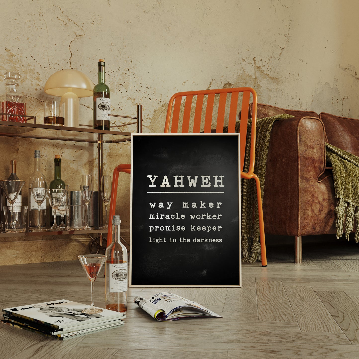 Yahweh Chalkboard Declaration