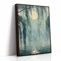 Moonrise Through the Moss Curtain
