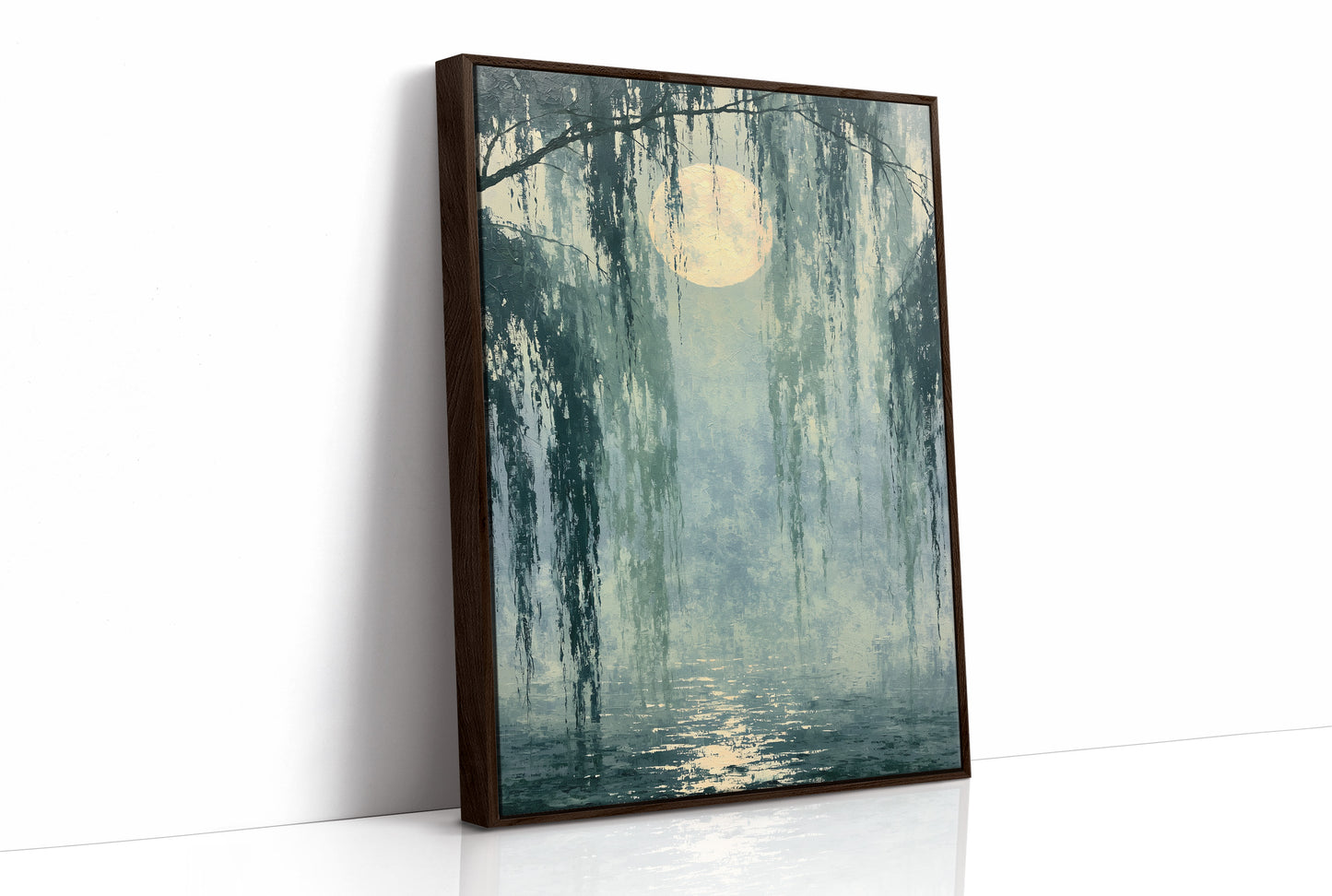 Moonrise Through the Moss Curtain