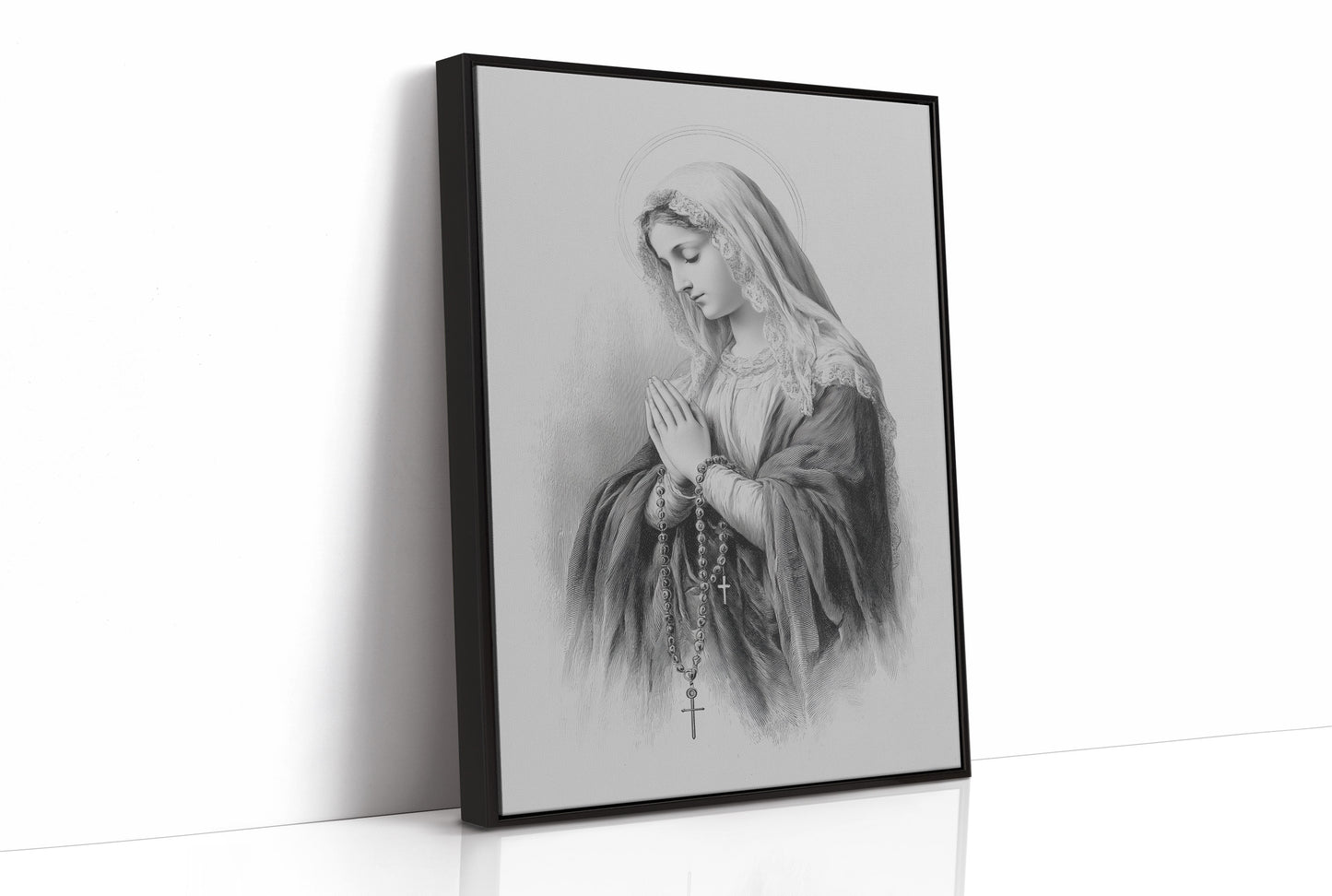 Quiet Prayer On Rustic Wood