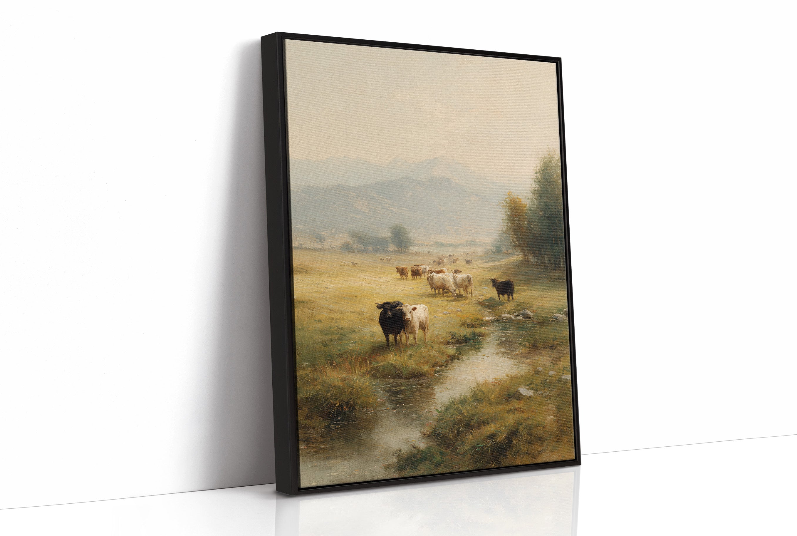 Cattle Graze Where Streams Remember
