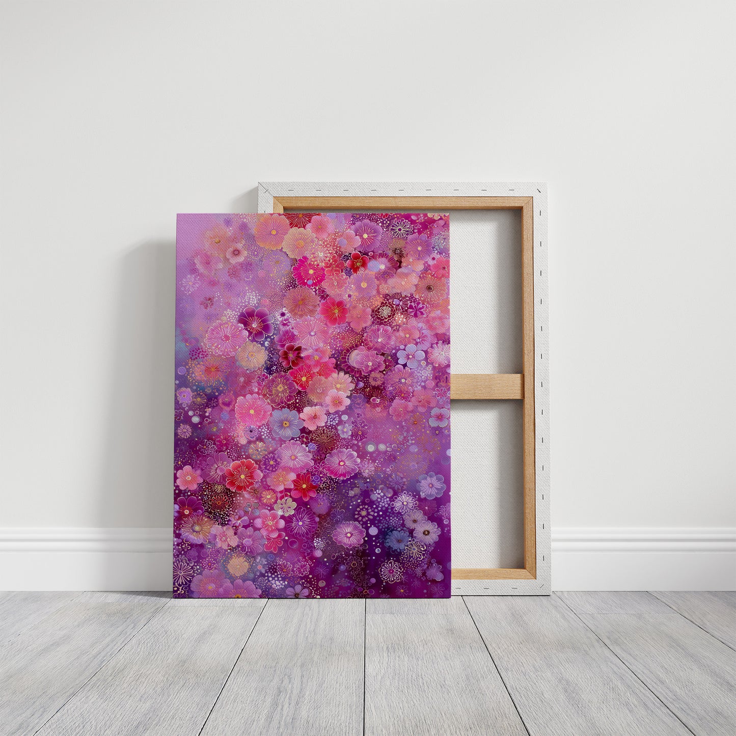 Cherry Blossoms Dance Through Purple Dreams