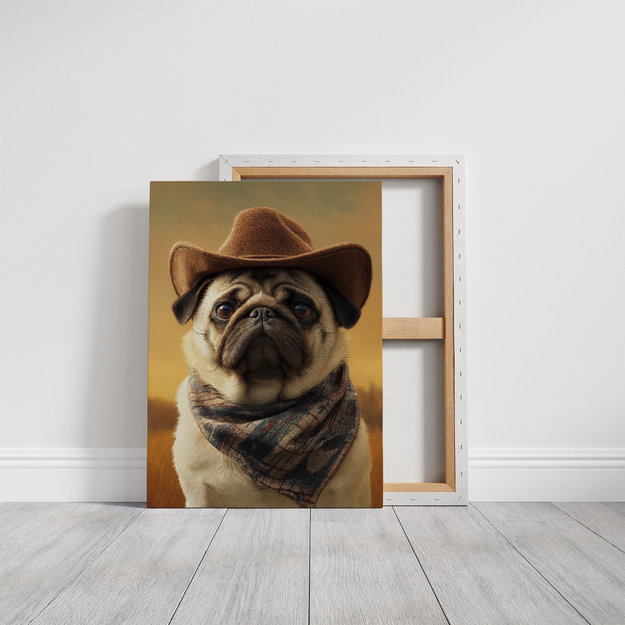 Prairie Pug At Sundown