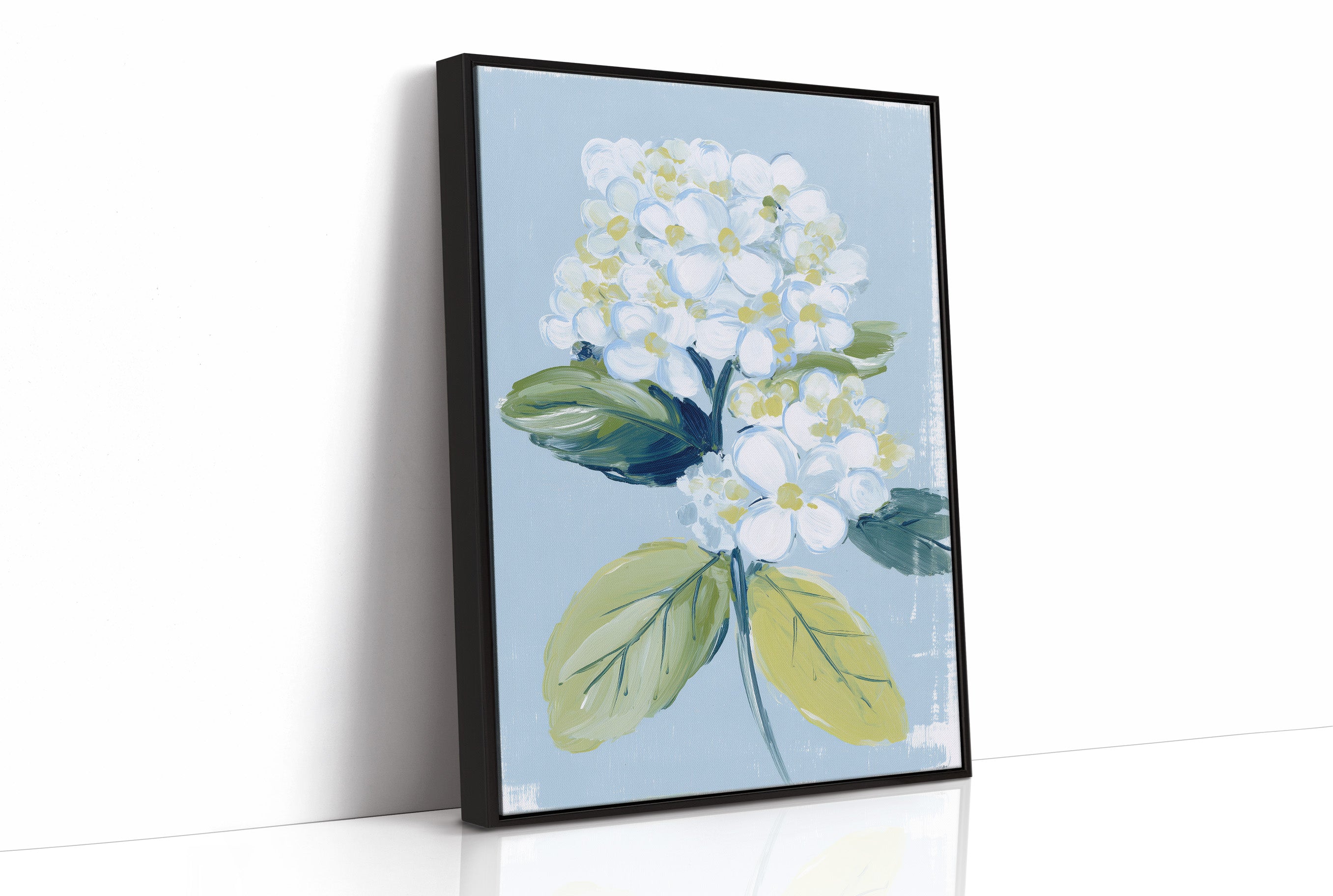 Hydrangea Against Sky Blue