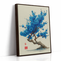 Azure Blossoms Above City Spirits