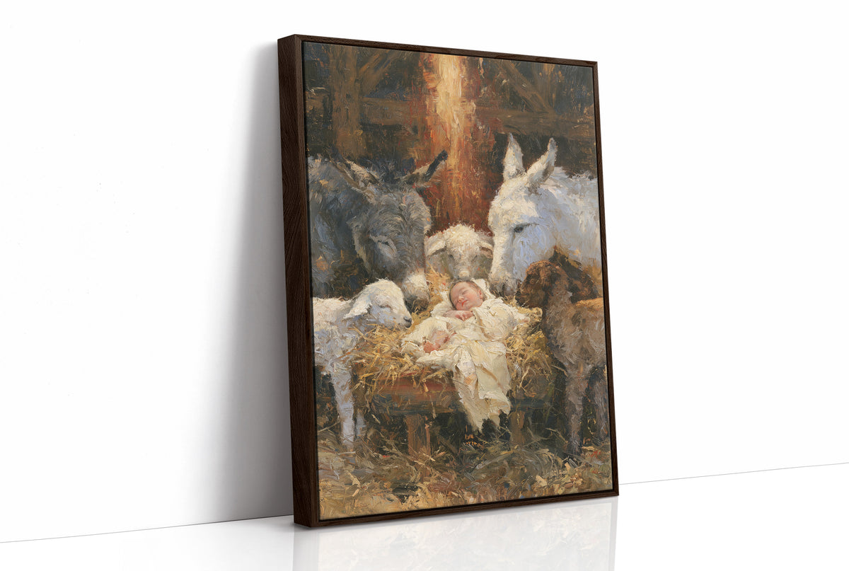 Manger Full of Gentle Watchers