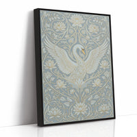 Swan Ascending: Art Nouveau Pattern Study