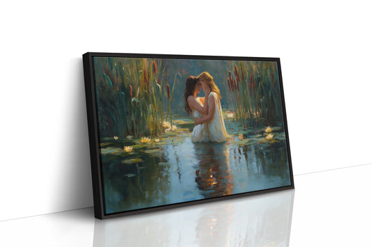 Tender Waters Among Lily Blooms