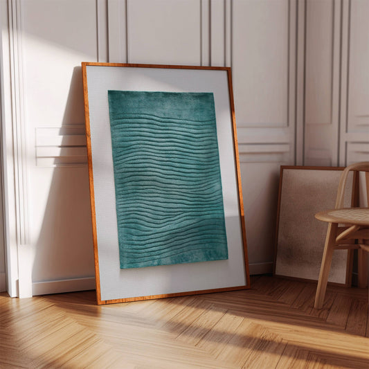 Tidal Rhythms In Seafoam Green