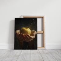 Golden Fruit In Offered Hands