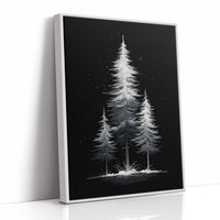 Moonlit Pines Paint Winter's Story