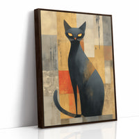 Midnight Cat Guards The Bar