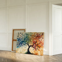 Seasons Dance Through Bird Wings