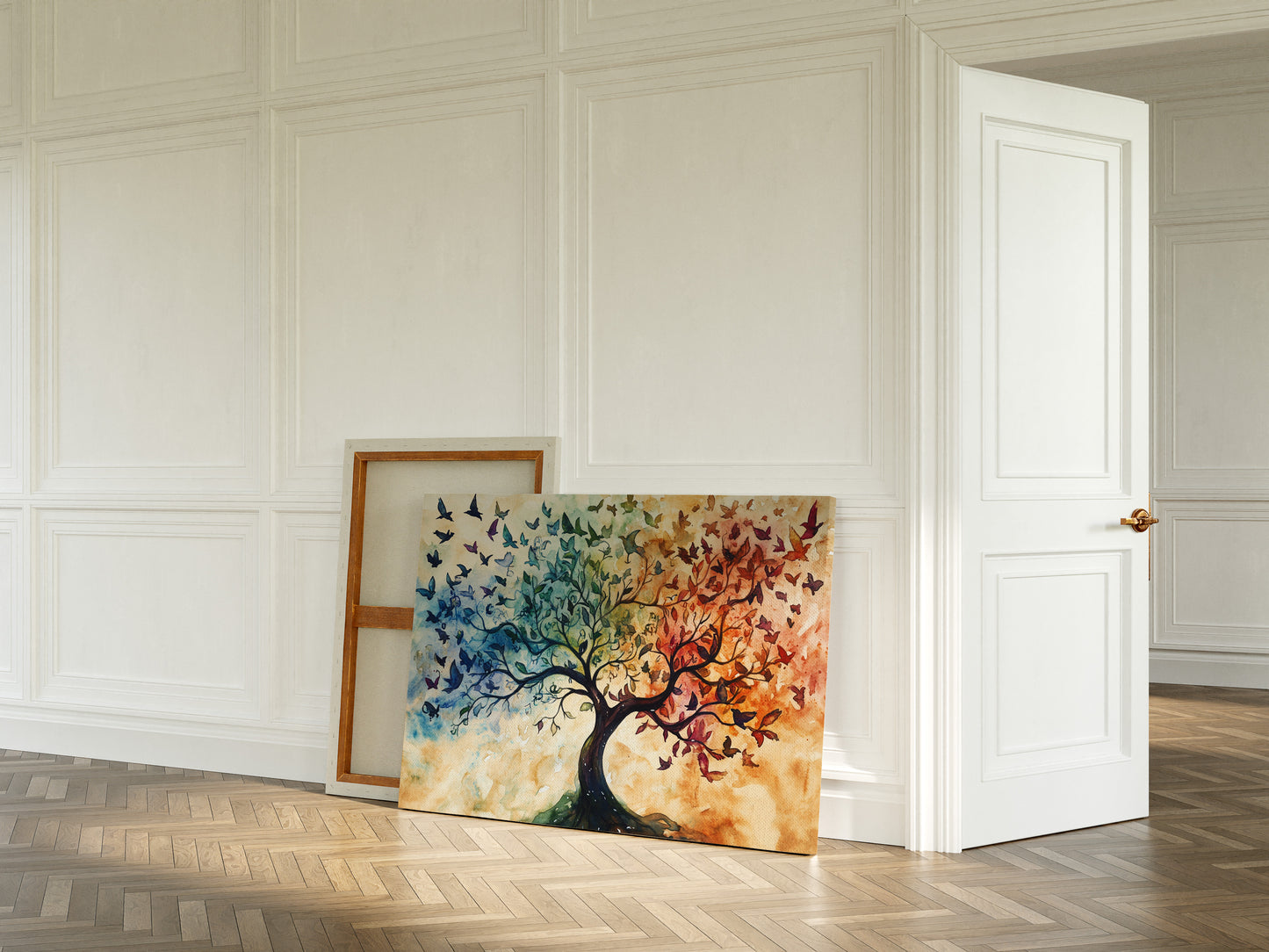 Seasons Dance Through Bird Wings