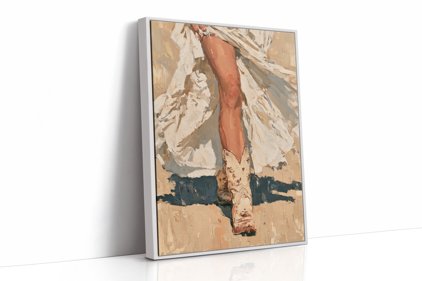 Dust On Cream Cowboy Boots