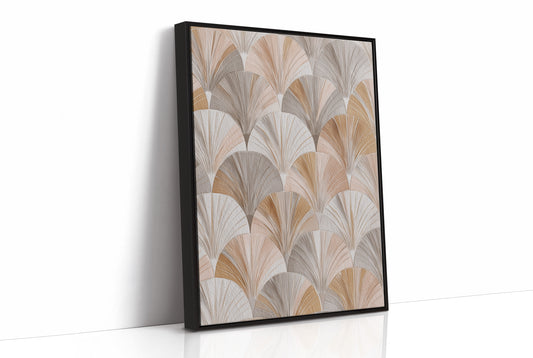 Gilded Feathers Rise In Symmetry