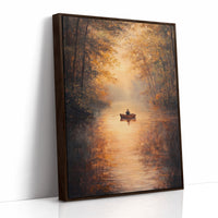 Rowing Through Autumn's Embrace