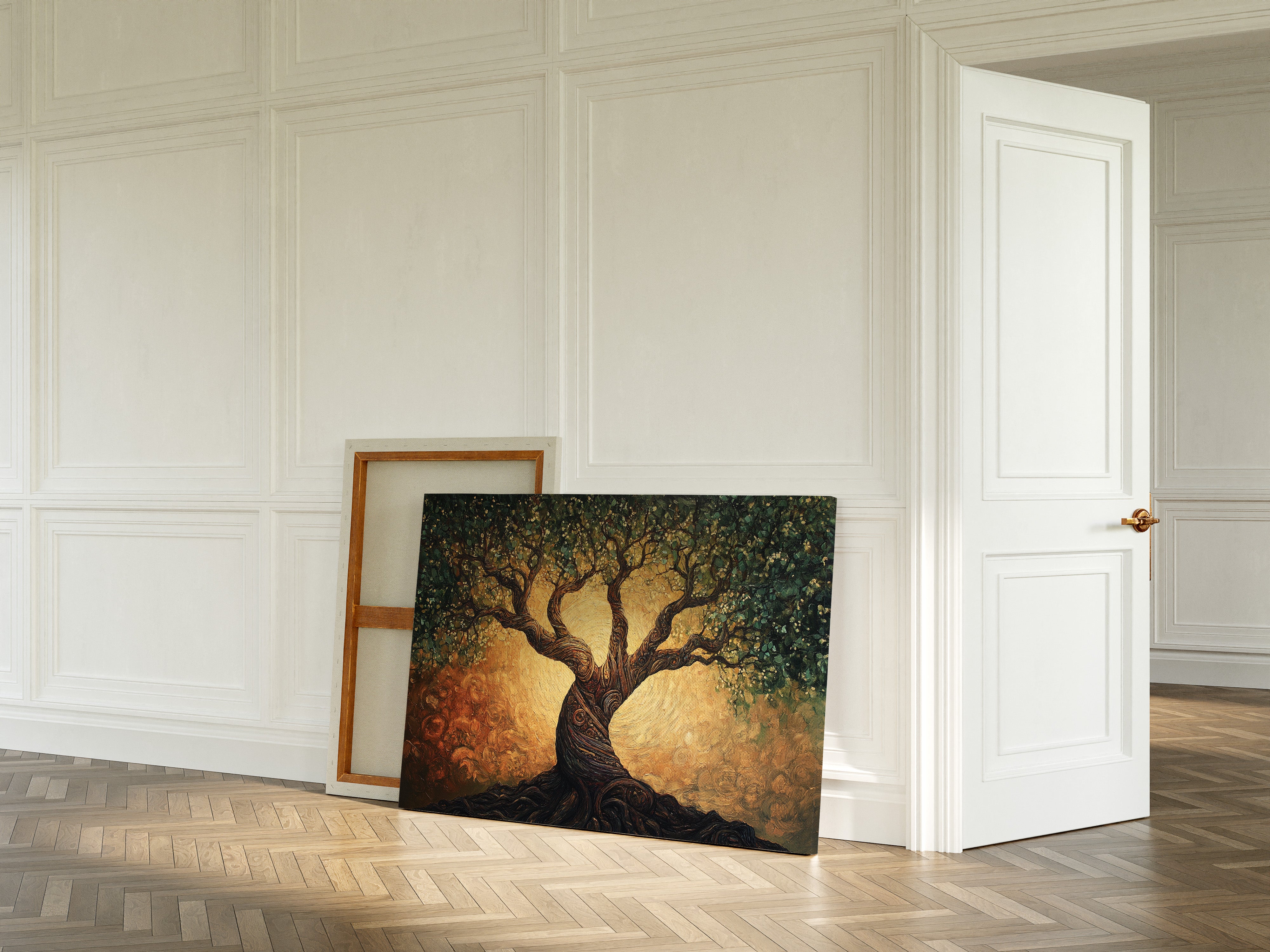 Ancient Olive Dances At Dawn