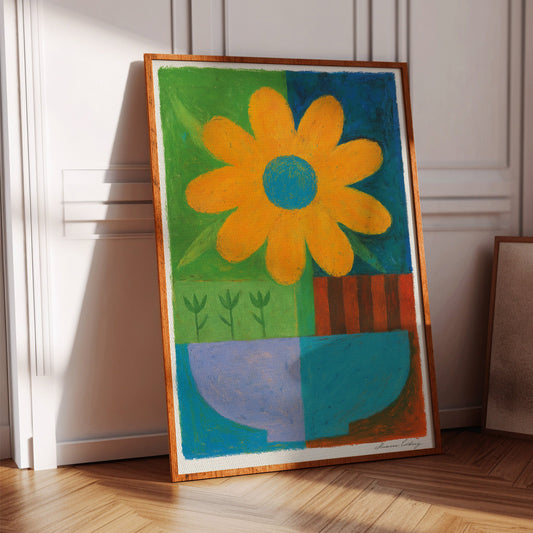 Summer Daisy Plays With Color