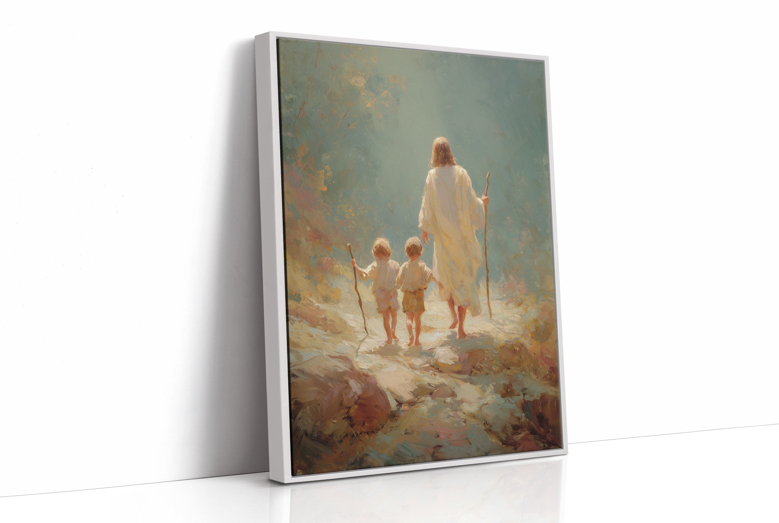 Luminous Journey Through Ethereal Paths