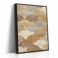 Golden Fans Unfold In Rhythm