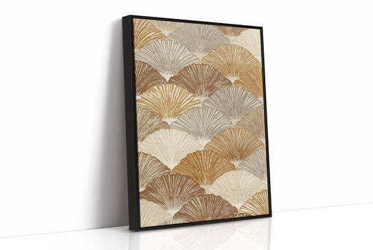 Golden Fans Unfold In Rhythm