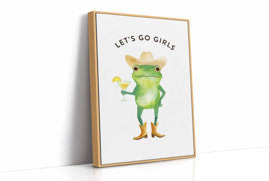 Lets Go Girls Cowgirl Frog
